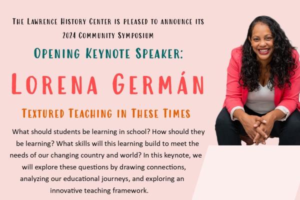 Opening keynote speaker Lorena Germán